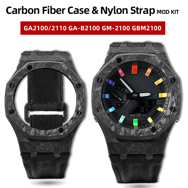 GA2100 GM2100 Mod Kit Carbon F - огляд і ціна Casio Watch G-Shock Ga-2100