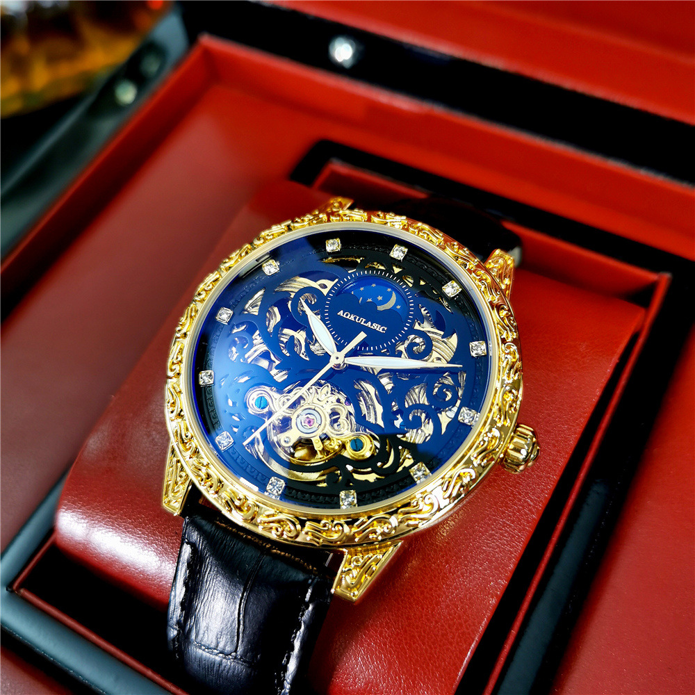AOKULASIC Retro Iced Out Skele - огляд і ціна Luxury Watch Iceberg