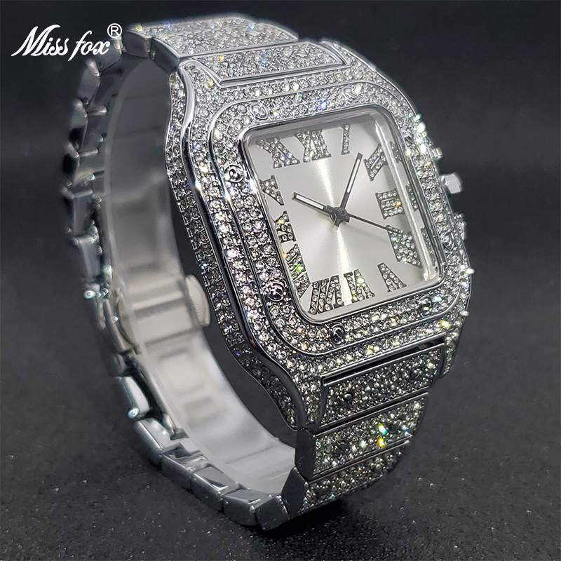 MISSFOX Square Watches For Men - огляд і ціна Luxury Watch Iceberg