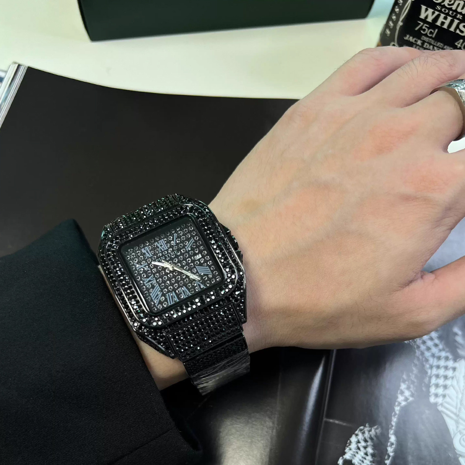 Gold or Black Watch Ice Out Sq - огляд і ціна Luxury Watch Iceberg