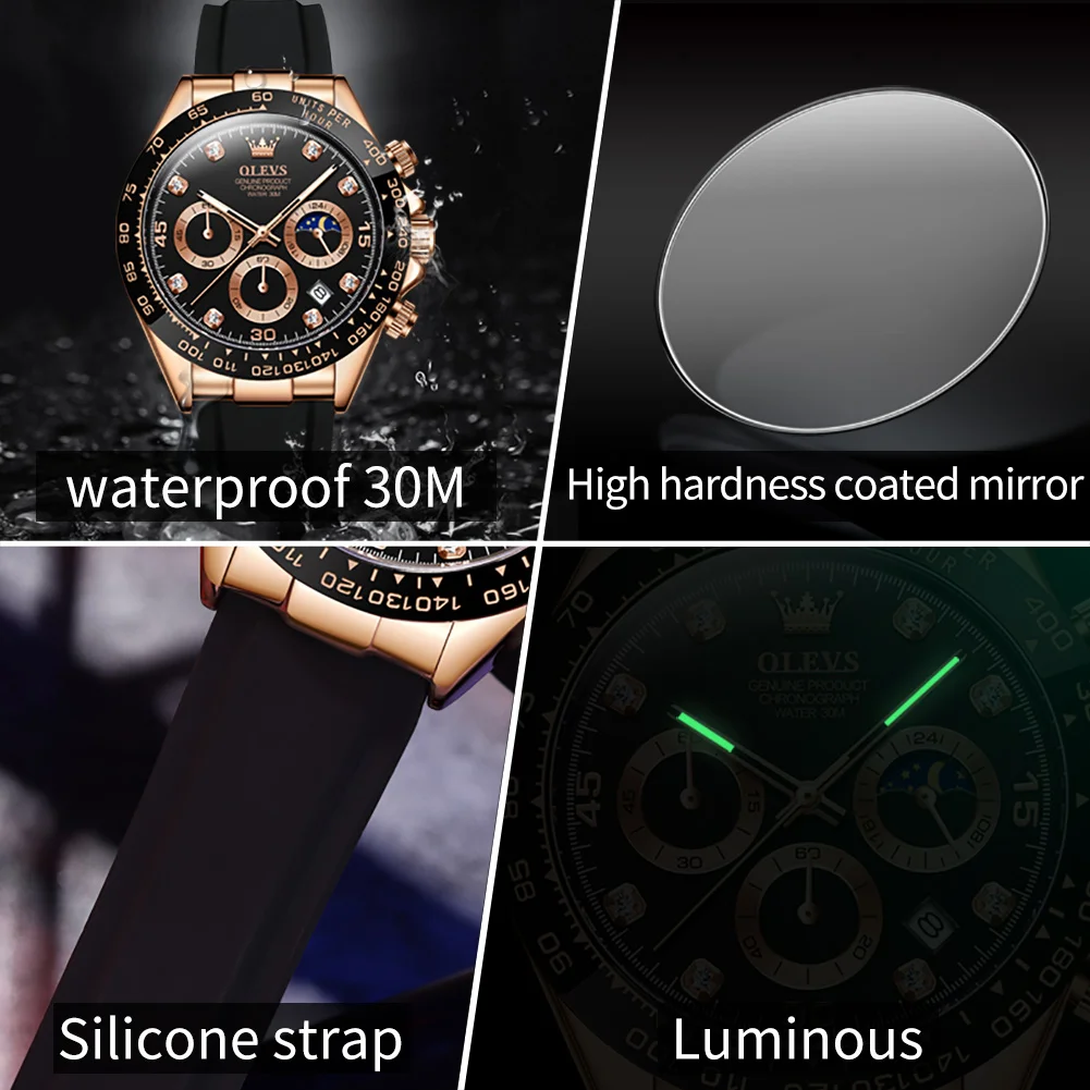 OLEVS 2875 Men's Watches Chron - огляд і ціна Luxury Watch Magazine